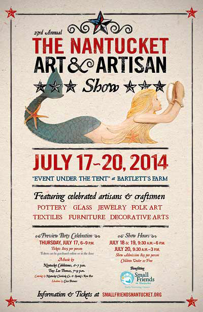 The Nantucket Art & Artisan Show poster