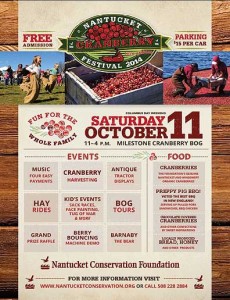 Nantucket Cranberry Festival Flyer
