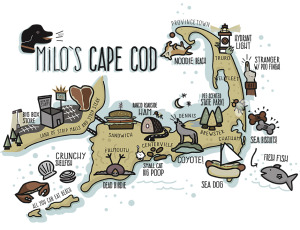 Milo's Map of Cape Cod