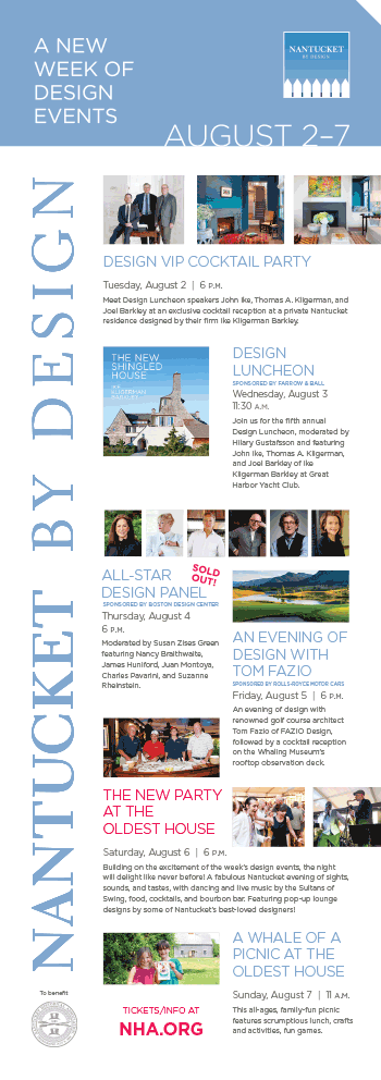 Nantucket By Design event poster