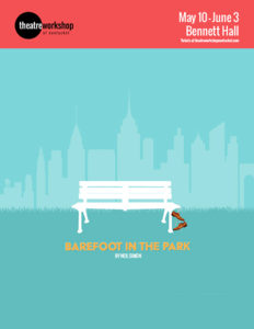 Barefoot In the Park poster design by javatime design eileen powers