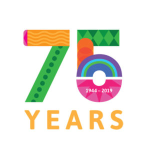 75th anniversary logo design