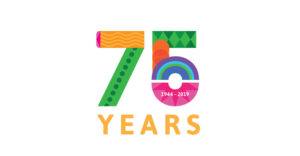 75th anniversary logo design
